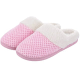 Winter Plush Fur Slippers For Women Men's House Fluffy Cozy Fur Slippers Indoor Warm Plush Home Cotton Shoes MartLion Pink3 46-47(10.8-11 inch) CHINA