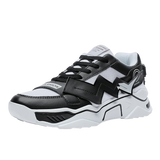 Men's Women Breathable Mesh Paltform Sneakers Designer Shoes Lace-up Casual Trainers MartLion black F99 35 