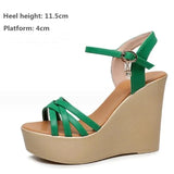 Wedge Heel Sandals Women Summer High Heel Shoes Platform Open Toe MartLion