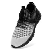 Men's Running Shoes Sport Lightweight Walking Sneakers Summer Breathable Zapatillas Sneakers Mart Lion Black-2 37 