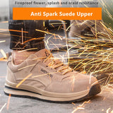 safety autumn shoes breathable work anti stab work sneakers with steel toe indestructible anti smashing MartLion   