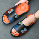 Unisex Summer Elmo Inspired YZY Slides Slip On Breathable Beach Sandal Lightweight Cloudy Slippers For Men's Women MartLion   