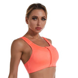 Push Up Bra For Women's Underwear Gym Tube Bralette Seamless Sports Bra Yoga Crop Top Lingerie Lady Clothing MartLion orange red 5XL 