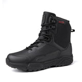 Outdoor Field Training Boots Desert Combat Tactical Military Shoes Anti-slip Hiking Men's Moto MartLion black 39 