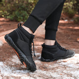 Men's Hiking Shoes Winter Barefoot Boots Waterproof Winter Sneakers Ankle Snow Plush Hiking Warm Sporting MartLion   