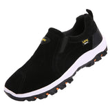 Shoes Men's Sports Casual Summer Outdoor Breathable Flat Comfort Light Cashmere Walking MartLion black 39 