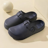 Women Sandals Beach Flat Waterproof Garden Shoes For EVA Home Shoes Casual Soft MartLion Purple 43 CHINA