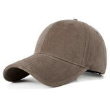 XXL Brushed Big Head Winter Men Baseball Caps Large Size Cotton Hard Lined MartLion