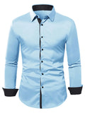 Autumn Solid Men's Shirt Baggy Long Sleeve Button Hawaiian 100% Cotton Linen Shirt Blouse Camisa Masculina Streetwear MartLion S9550608 M 