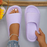 Women's Thick Bottom Cloud Slippers Summer Candy Color Platform Sandals Light Non-Slip Casual Beach Shoes Flip Flops MartLion   