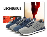 Lightweight Sneakers Men's Suede Leather Classical Running Shoes Outdoor Sport Breathable Flat Casual MartLion   