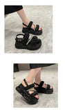 High Heel Women Sandals Summer Casual Pearls Roman Shoes Designer Platform Female Mart Lion   