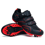 Mtb Shoes Cycling Speed Sneakers Men's Flat Road Cycling Boots Cycling Clip On Pedals Spd Mountain Bike Mart Lion   