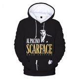 Movie Scarface 3D Print Hoodie Sweatshirts Tony Montana Harajuku Streetwear Hoodies Men's Pullover Cool Clothes Mart Lion VIP5 XXS 