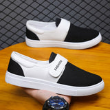 Men's Casual Sneakers Vulcanized Flat Shoes Designed Skateboarding Tennis Hook Loop Outdoor Sport Mart Lion   