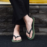 Men's flip flops for summer wear, outdoor daily anti slip splint flip flops for men's beach shoes MartLion