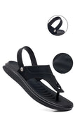 Summer Flip flops Men Sandals Leather Mens Casual Shoes Outdoor Men Leather Sandals for Men Beach Shoes Roman Shoes MartLion