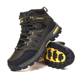 Super Warm Winter Hiking Shoes With Fur Waterproof Outdoor Hiking Boots Man Sneakers Antiskid Trekking Shoes MartLion   