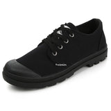 Sneakers Men's Canvas Shoes Casual Footwear MartLion Black 8 