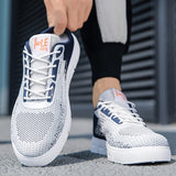 Fujeak Breathable Without Heel Slippers Outdoor Walking Shoes Fashion Non-slip Men's Slipper Summer Lightweight Mesh Mart Lion   