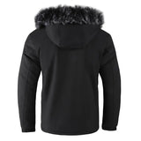 Winter Padded Thickened Coat Men's Casual Versatile Stand-Up Collar Jacket MartLion   