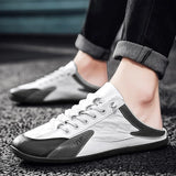 Summer Half Slippers for Men Men's Flat Bottom Casual Shoes Soft Sole Support Shoes Men's Sneakers MartLion