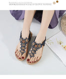 Summer Women Sandals Flat Casual Shoes Bead Slip On Flip-Flop Ladies Shoes for Femme MartLion   