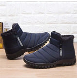 Men's Boots Snow Fur Man Shoes Cotton Shoes Keep Warm Boots Male Platform Sneakers Winter Men's Work Shoes Footwear MartLion