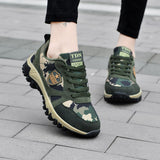 Hiking Shoes Woman Sneakers Men's Sports Unisex Canvas Camouflage Field Female Footwear Couples Running Walking Mart Lion   