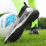 Football Boots Men's Kids Soccer Shoes Field Soccer Cleats Outdoor Anti Slip Football Crampons Ag Tf Mart Lion   