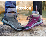 Professional Hiking Shoes Men's Hiking Boots For Woman Leather High Top Trekking Sneakers Trail Camping Sneakers Mart Lion   