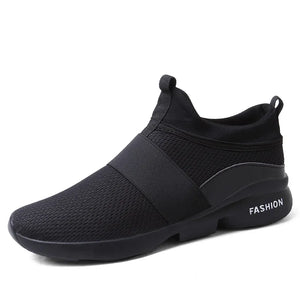 Men's Casual Shoes Sports Running Lightweight Breathable Canvas Shoes MartLion 666black 6.5 