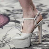 Riveted Shoes Dance Shoes High Heels Women Show Sandals Party Club Platform High-heeled Wedding Mart Lion Beige 37 