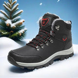 Men's Winter Snow Boots  Waterproof Sneakers Warm Plush Climbing Boots MartLion   