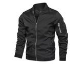 Men's Bomber Jacket Casual Lightweight Jacket For Men Sports Windbreaker Zip Up Coat with Pockets Clothing MartLion   