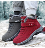 Winter Men Boots Women Leather Waterproof Sneakers Man Casual Shoes MartLion   