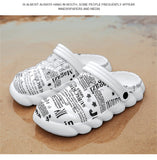 Men's Sandals Shoes Casual Summer Light EVA Hole Clogs Garden Outdoor Beach Flat Slippers Mart Lion   