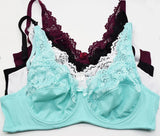 Women's Bra  Lingerie  Bras Floral Lace Underwire Brassiere Tops  Female Underwear MartLion   