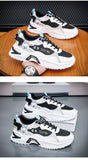 Summer Mesh Breathable Increased Men's Sports Shoes Trend All-match Running Daddy Sneakers Tenis Masculino MartLion   