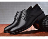 Men Leather Shoes Dress Shoes All-Match Casual Shoes MartLion   