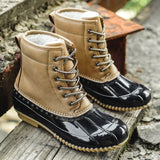 Winter Women Snow Boots PU Leather Hiking Shoes Thick Plush Super Warm Anti-Slip Sports Casual MartLion