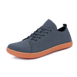 Men's Minimalist Barefoot Sneakers Wide Fit Zero Drop Sole Optimal Relaxation Cross Trainer Barefoot Shoes MartLion 666Dark Gray 45 
