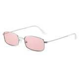 Lovely Pink Color Heart Square Sunglasses Jelly Color Protection Shades Summer Party Women Eyewear MartLion Pink 12  