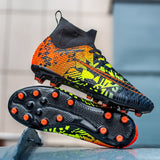 Football Boots Men's Futsal Soccer Shoes Centipede Kids Sneaker Studded Soccer Cleats Mart Lion see chart 5 38 