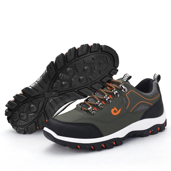  Men's Hiking Shoes Outdoor Anti Slip Rubber Sole Mountain Sneakers Wear Resistant Boots Climbing Smaller Than Normal MartLion - Mart Lion