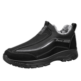 Winter Casual Men's Shoes Padded Hundred Anti-skid Boots Outdoor Cotton Warm Footwear Platform MartLion black 38 