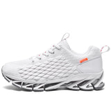 Men's Free Running Shoes Lightweight Jogging Walking Sports Lace-up Athietic Breathable Blade Sneakers Mart Lion Auburn 6.5 