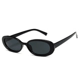 Oval Rectangle Sunglasses Ladies Summer Beach Glasses Trendy Vintage Eyewear Men's Women's Travel Shades MartLion   