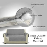 Waterproof Sofa Cover Quilted Anti-wear Couch Cover for Dog Pet Kids Recliner Armchair Furniture Slipcovers 1/2/3 Seater Protect MartLion   