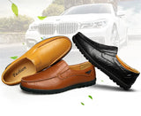 Genuine Leather Men's Casual Shoes Luxury Loafers Moccasins Breathable Slip on Driving MartLion   